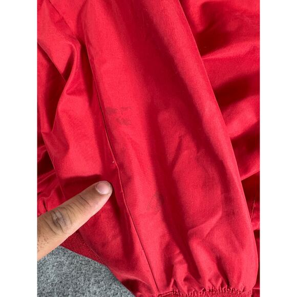 Vintage 90s Wisconsin Badgers Windbreaker Jacket Mens Medium Red Pullover Reebok - Picture 5 of 6
